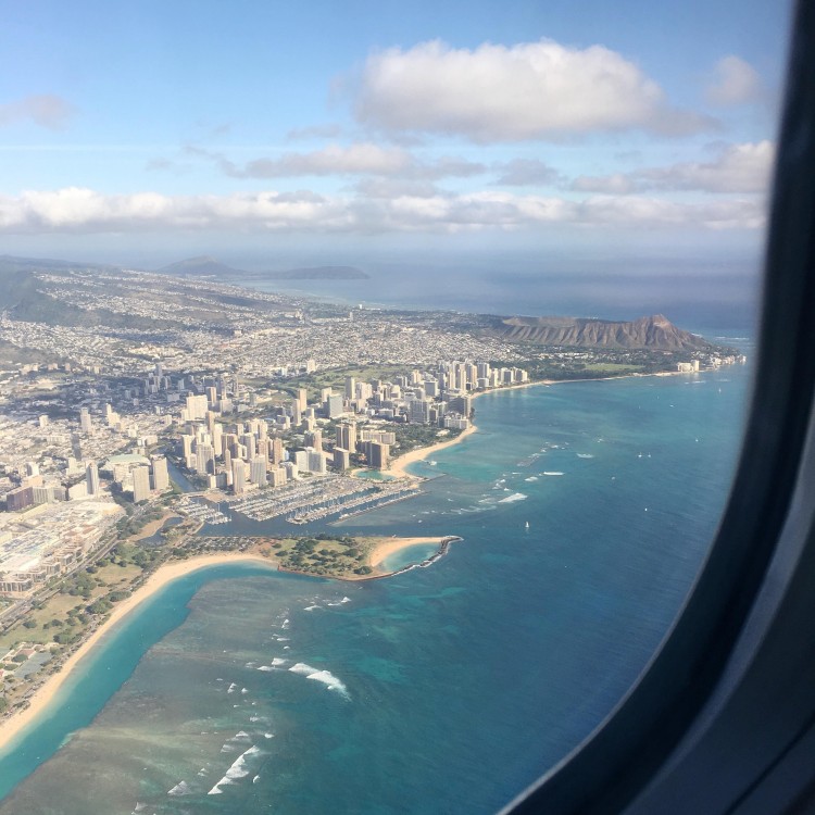 honolulu from the air